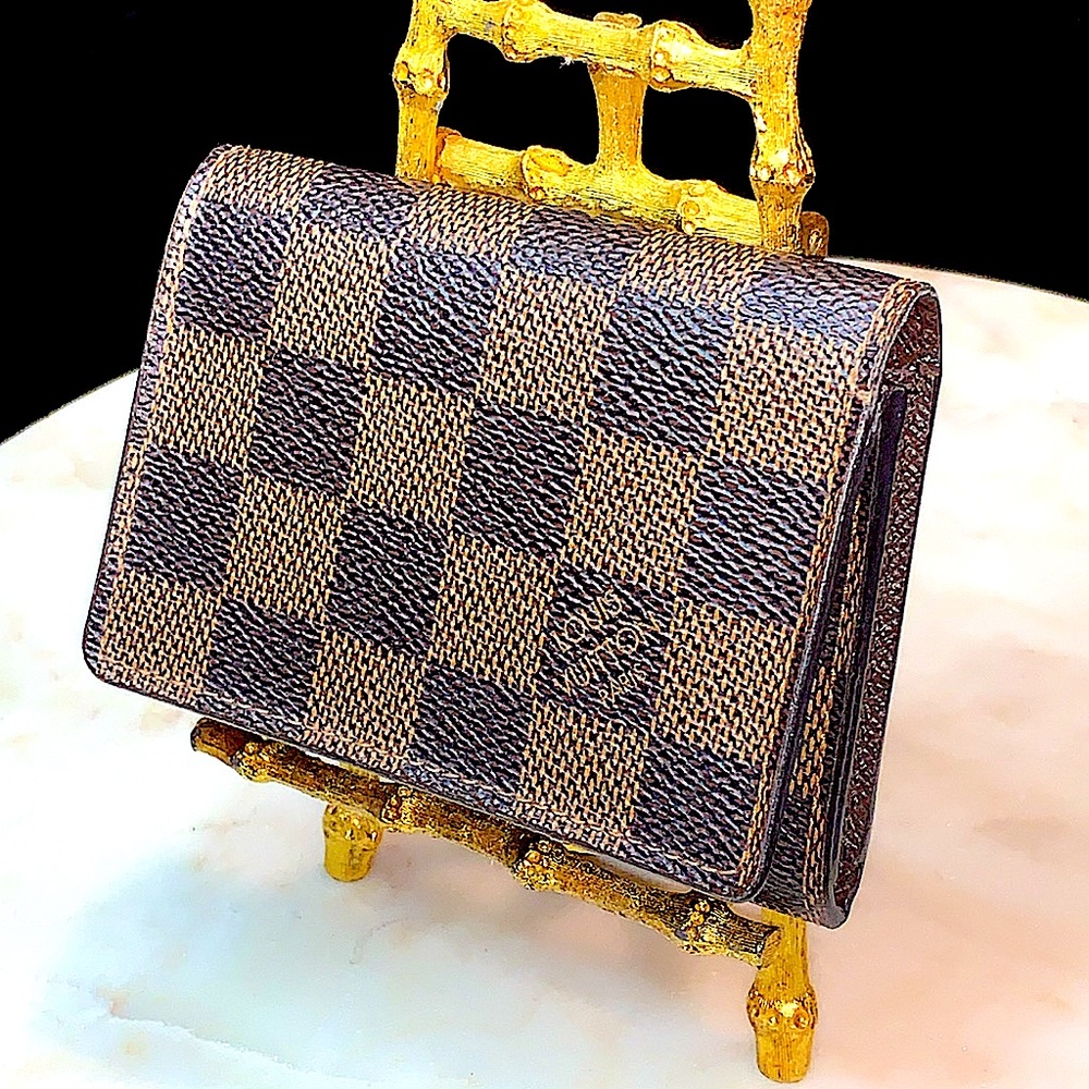LOUIS VUITTON DAMIER EBENE ENVELOPE CARD HOLDER